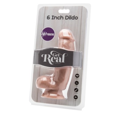 Grube realistyczne dildo wibrator przyssawka 15cm